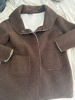 ShopEvelynne Beige Pea Coat